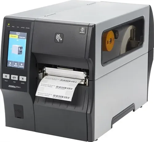 Máy in nhãn RFID Zebra ZT411R mặt trước